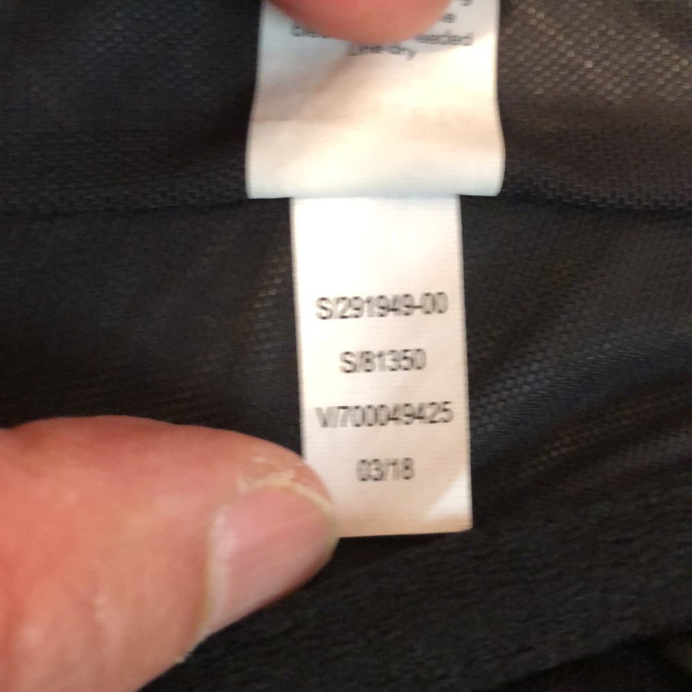 Athleta Black Chevron Bikini Top - size 34D - Picture 5 of 6